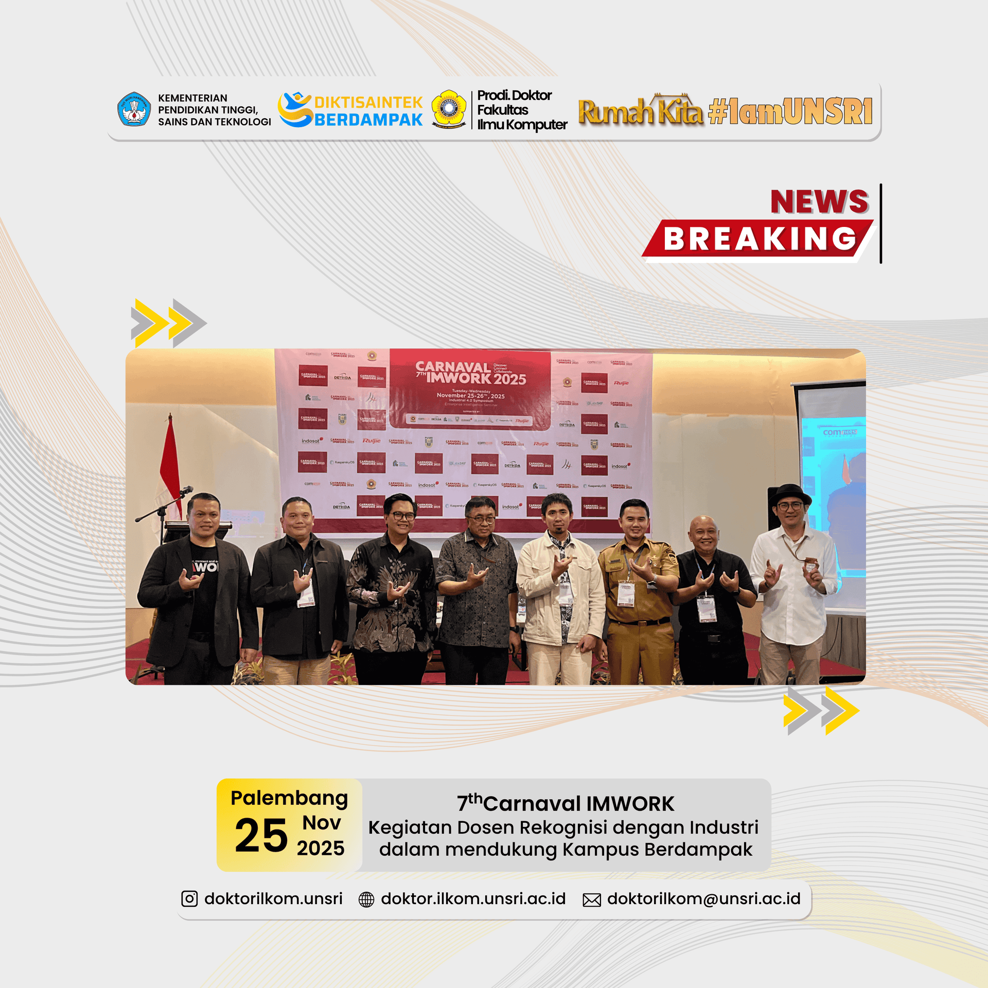 7th CARNAVAL IMWORK 2025 Dorong Kolaborasi Perguruan Tinggi dan Industri dalam Transformasi Digital