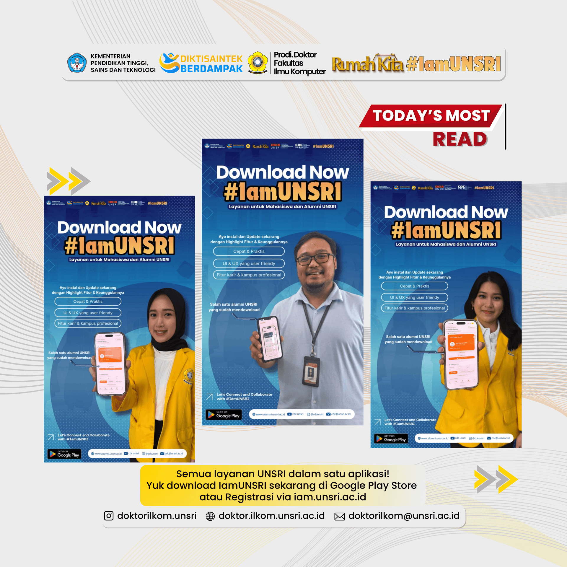 IamUNSRI: Aplikasi Layanan Digital Universitas Sriwijaya Kini Hadir di Google Play Store